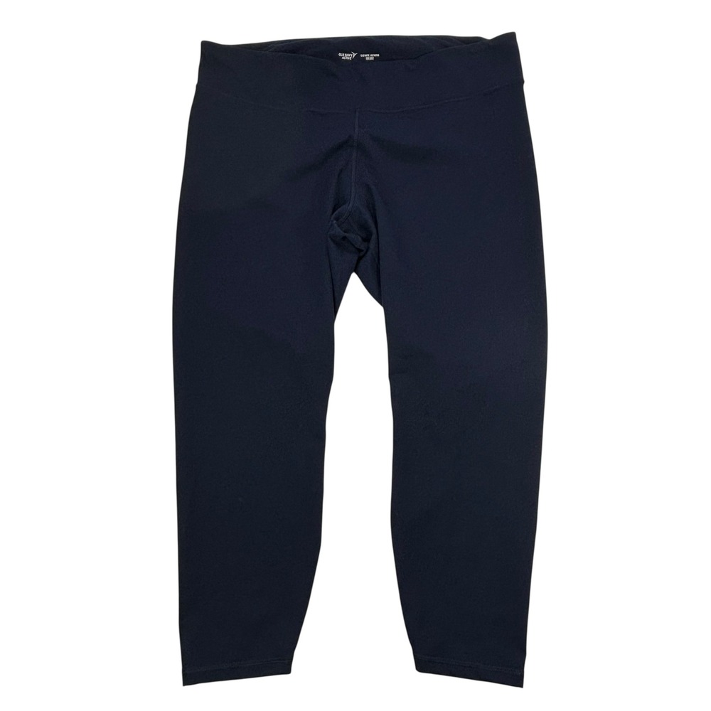 Old Navy Active Elevate Leggings Womens Plus‎ 3X Plus Size Capri Athletic Navy